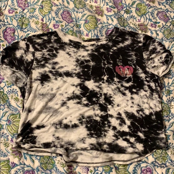 Acid wash crop top - Picture 1 of 4